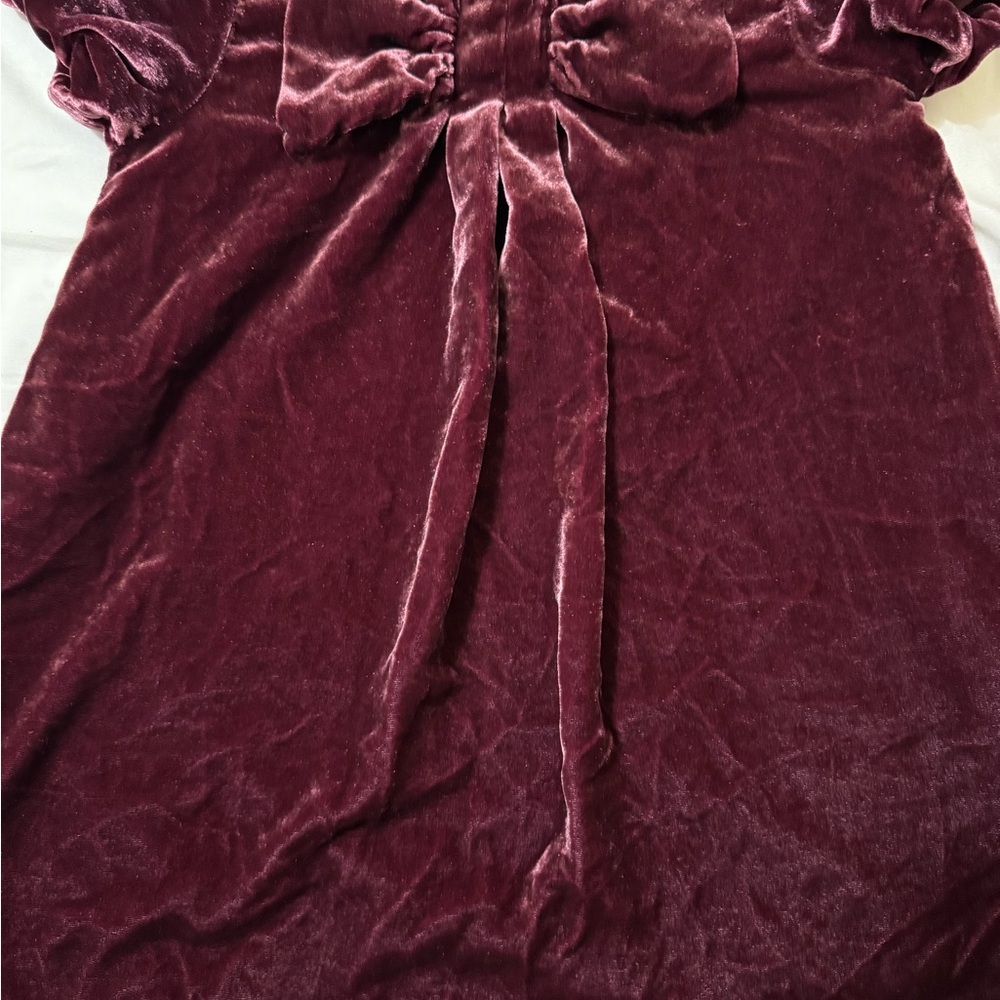 H&M Kids Formal Dress - Velvet Burgundy